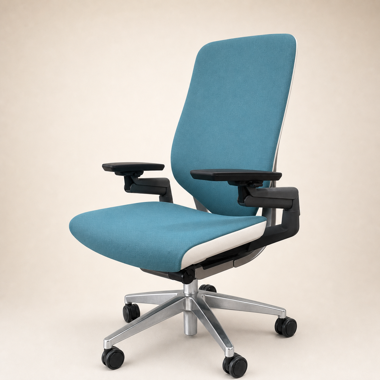 Blue Steelcase Gesture ergonomic task chair